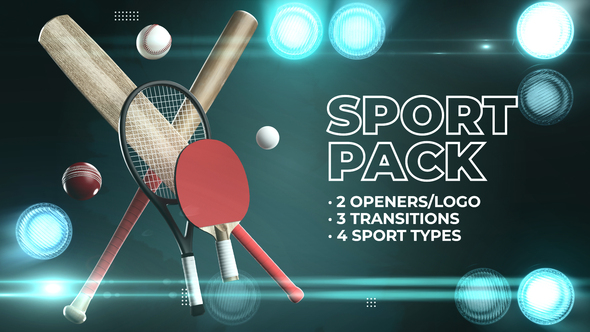 Tennis Cricket Baseball - VideoHive 31980020