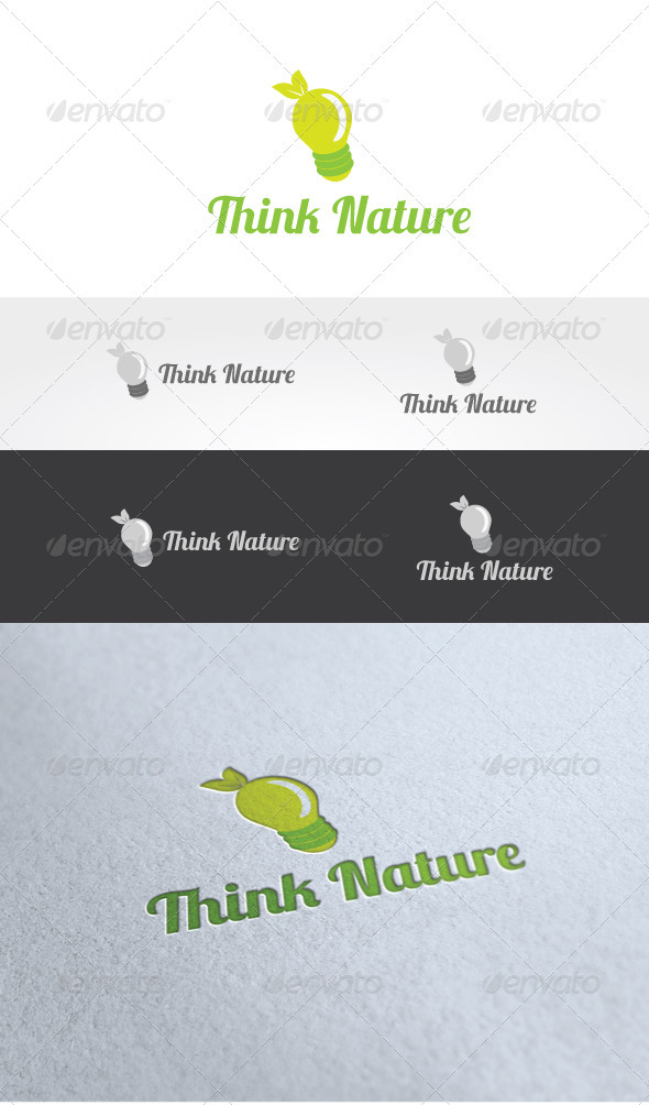Think Nature Logo Template - Nature Logo Templates