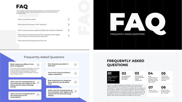 FAQ Frequently Asked Questions Answers
