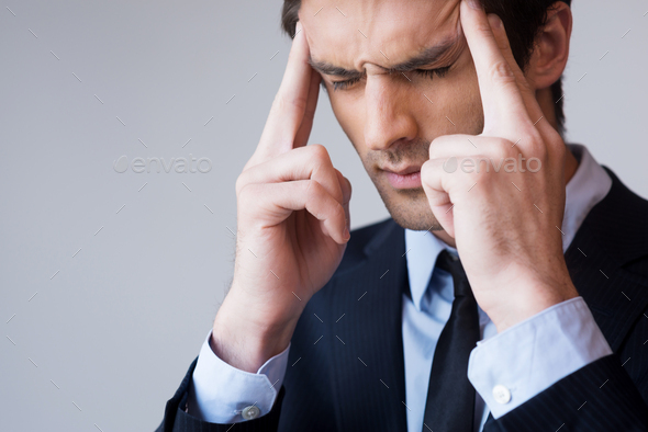 Stressed and overworked.  - Stock Photo - Images