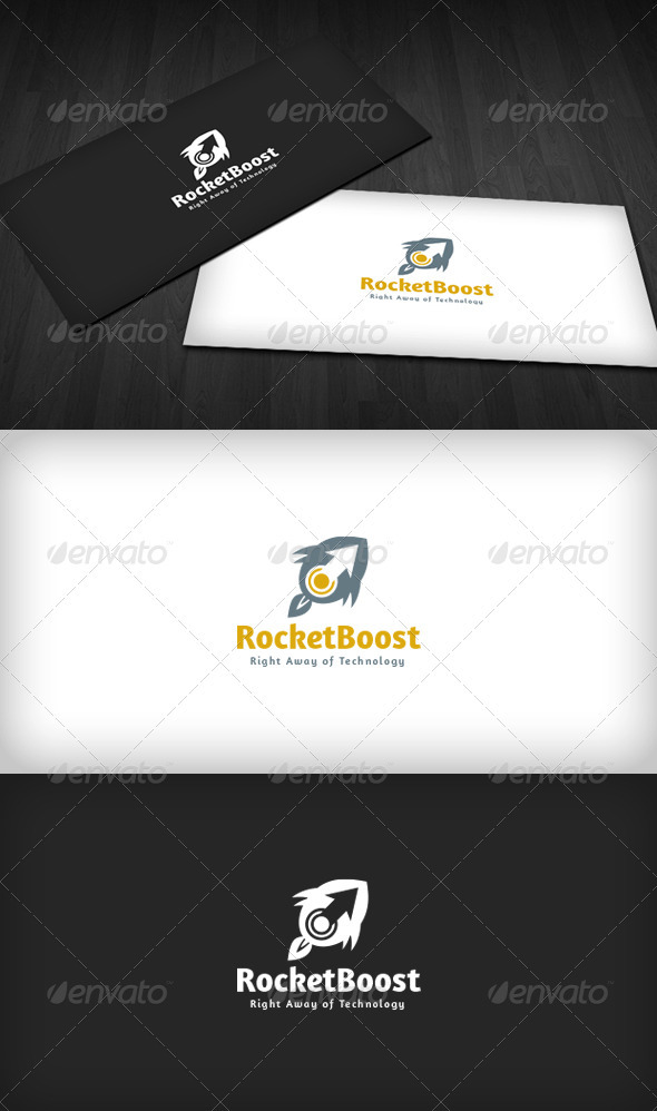Rocket Boost Logo - Vector Abstract