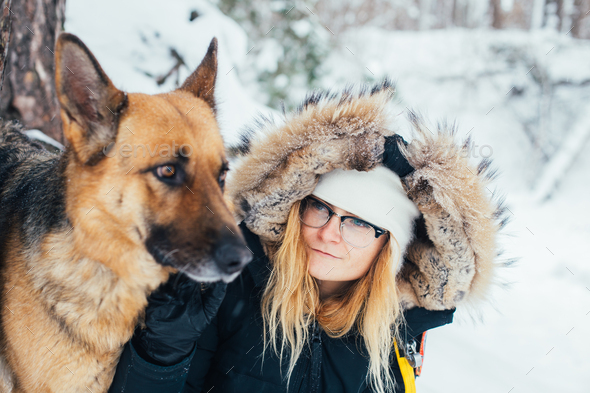 german shepherd winter coat
