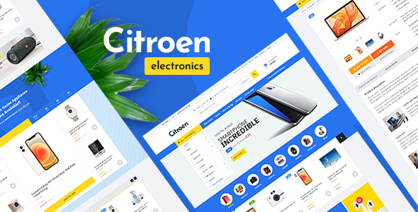 Extraordinary Citroen - Electronics Store HTML Template