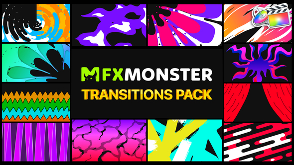 Stylish Colorful Transitions | FCPX