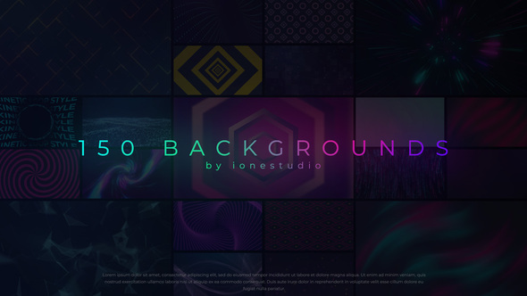 150 Loop Backgrounds - VideoHive 31993643