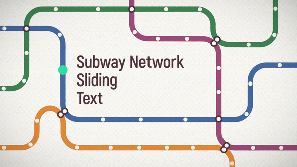 Subway Network Sliding - VideoHive 31994832