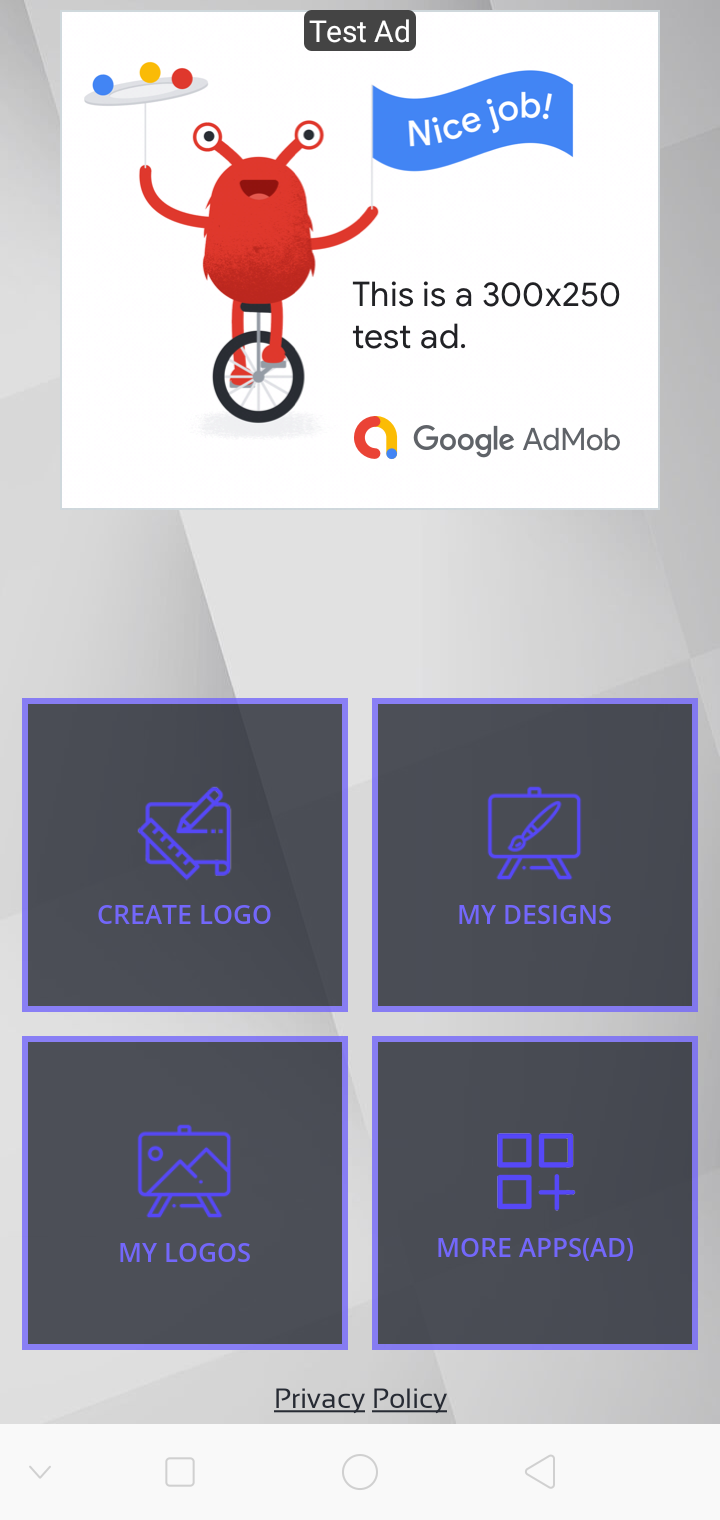 online app builder that allows admob ads