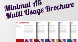 Minimal & clean Brochures