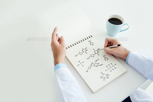 Working with formula - Stock Photo - Images