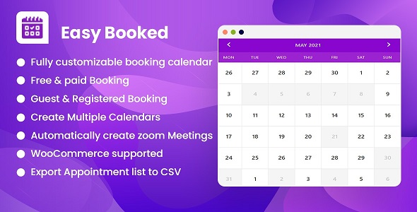 Easy Booked - Appointment Booking and Scheduling Management System for WordPress
