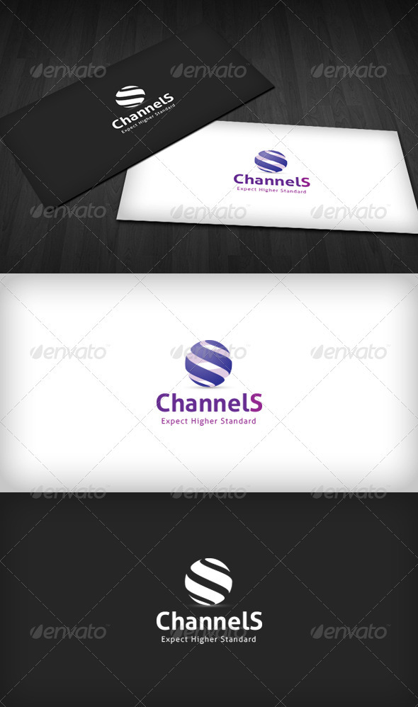 Channel S Logo - 3d Abstract
