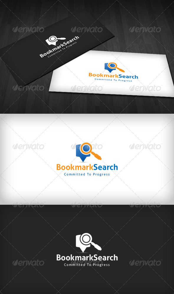 Bookmark Search Logo - Symbols Logo Templates