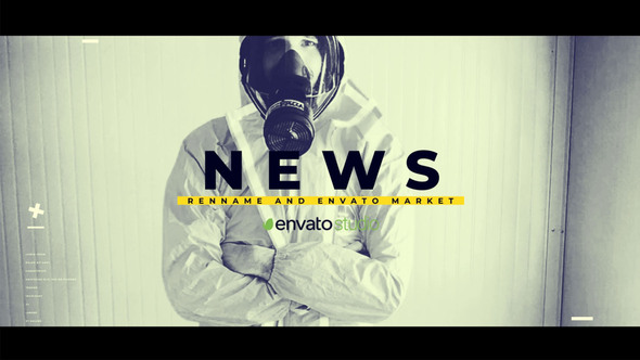 Minimal News Intro - VideoHive 32014273