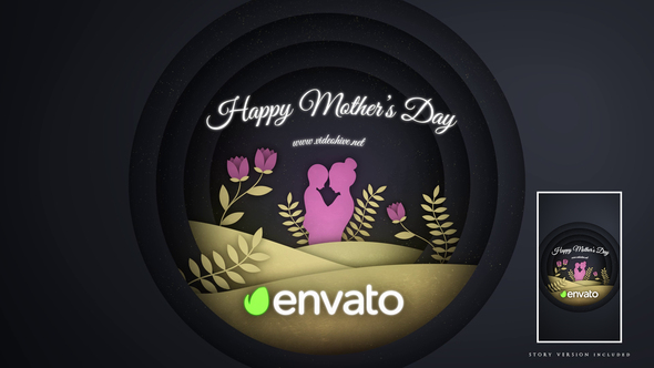 Mothers Day Paper - VideoHive 32016081