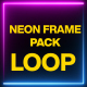 Neon Blue &amp; Pink Color Frame Loop - VideoHive Item for Sale