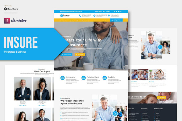 Insure - Insurance - ThemeForest 32017779