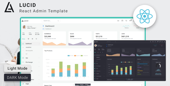 Awesome Lucid – Responsive ReactJS Admin Template
