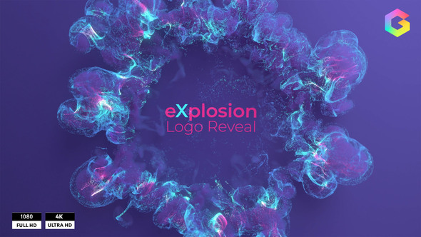 eXplosion Logo Reveal Logo Stings template preview