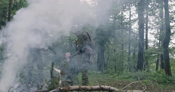 Fighting Terrorism Millitary Action in Forest alt