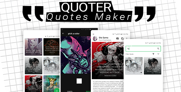 Quoter - Quotes Maker