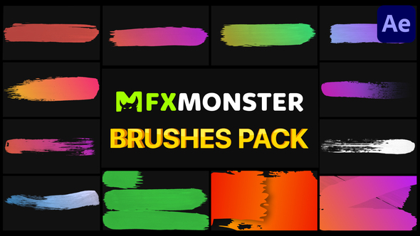 Brushes Pack 02 - VideoHive 32029733