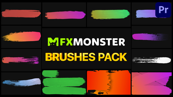 Brushes Pack 02 | Premiere Pro MOGRT