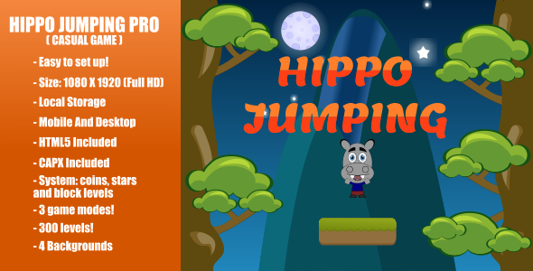 Hippo Jumping PRO | Construct 2