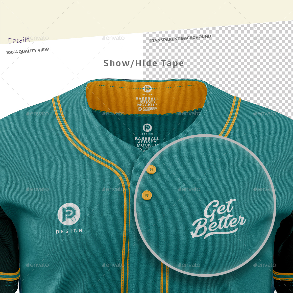 Baseball Jersey Mockup, Graphic Templates - Envato Elements