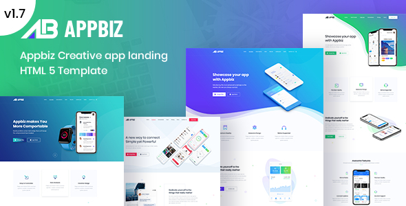 Appbiz- Apps Landing - ThemeForest 22372724