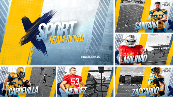 Sport Team Intro - VideoHive 32013340