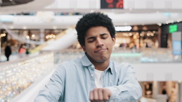 Happy African Guy Male Man Lucky Winner Successful Dancing Actively Rhythmically Dynamically Moving alt