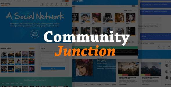 CommunityJunction - BuddyPress - ThemeForest 7298510