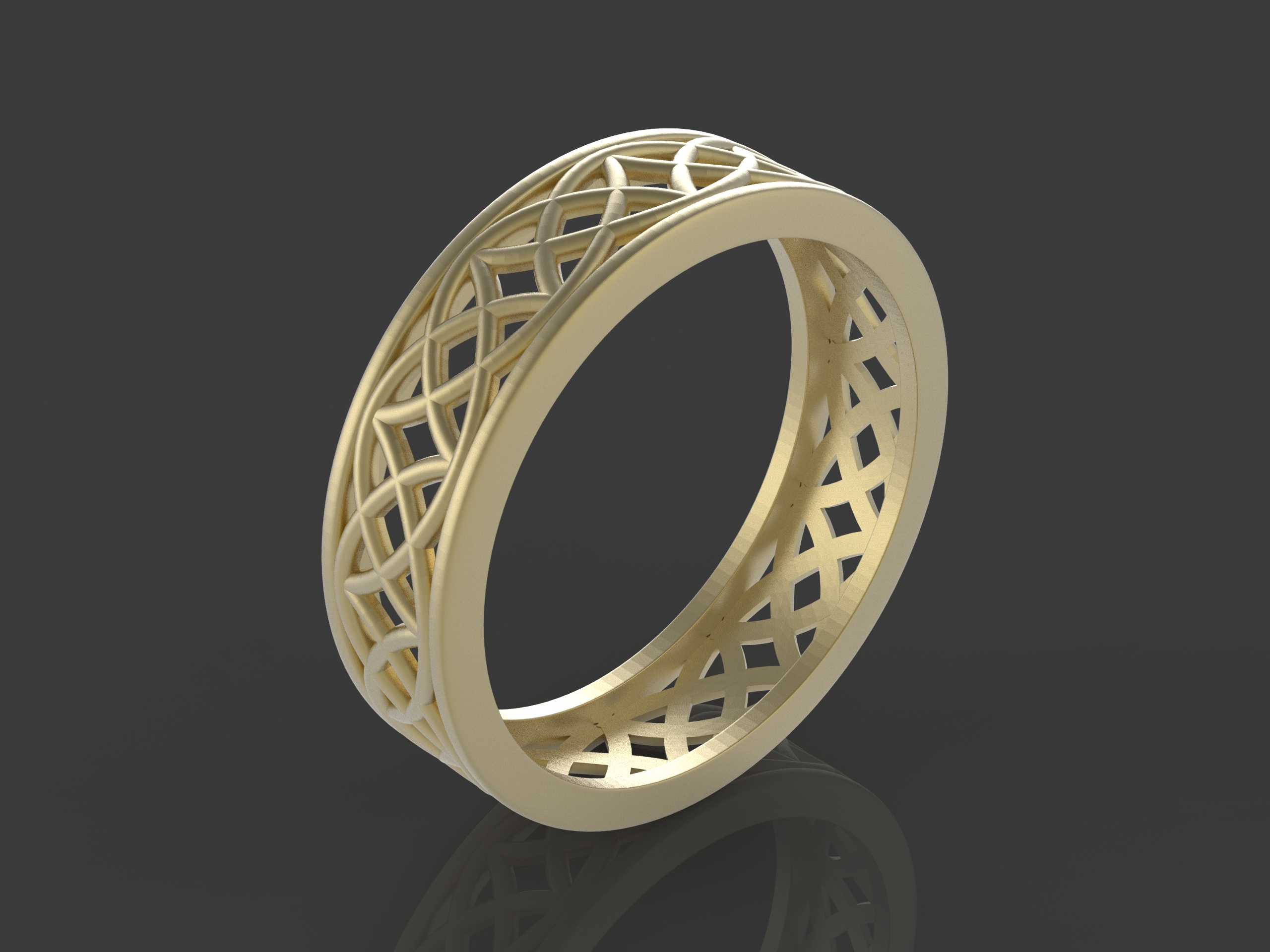8 Prongs Minimalist Solitaire Ring 3D Model - MicroCAD