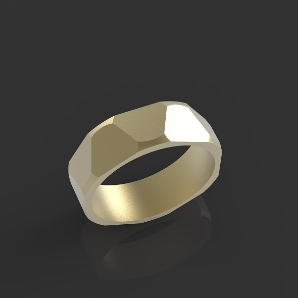male ring 3D - 3Docean 32041951