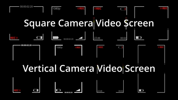 Square and Vertical Video Recording Screen