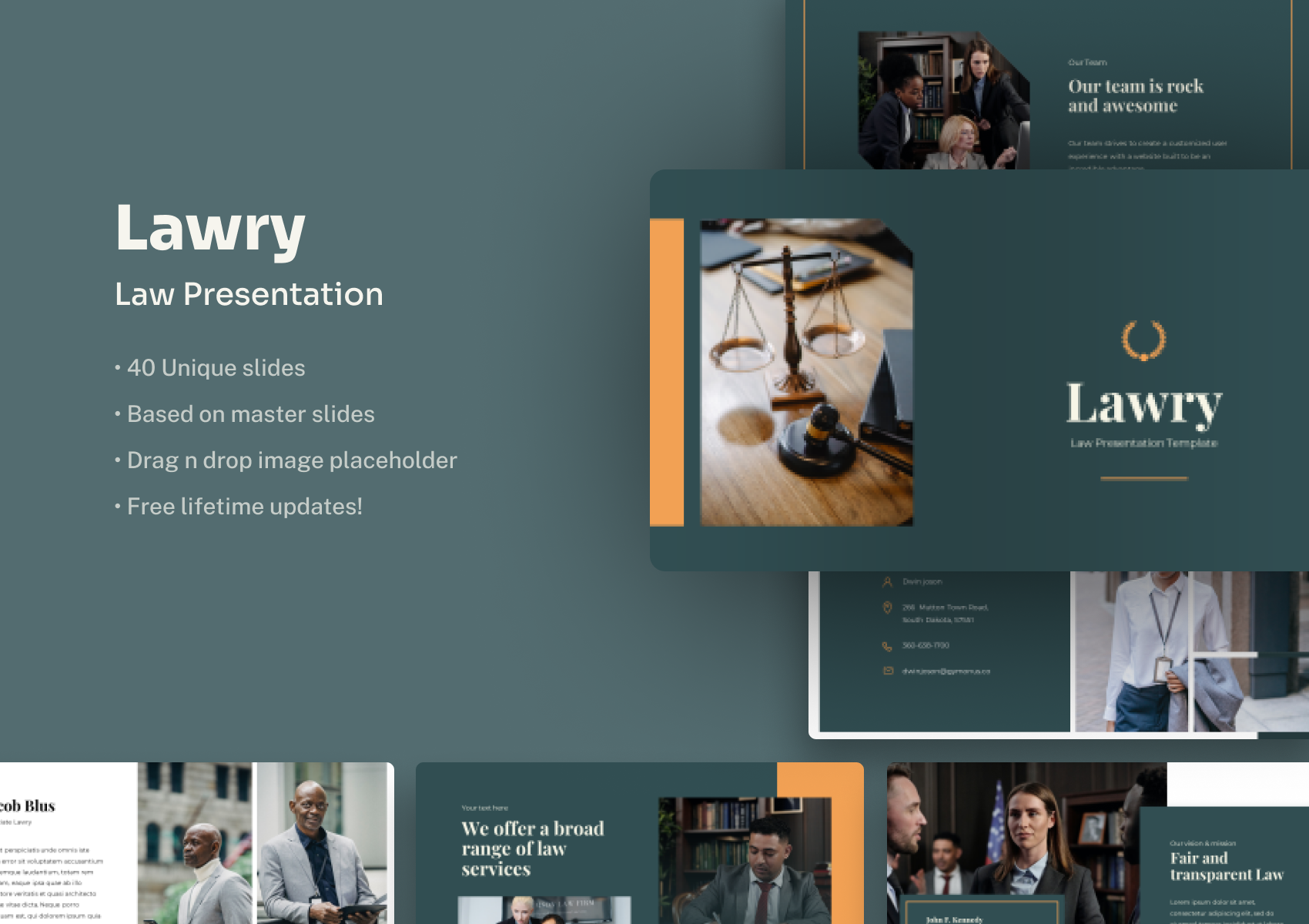 Law Powerpoint Template