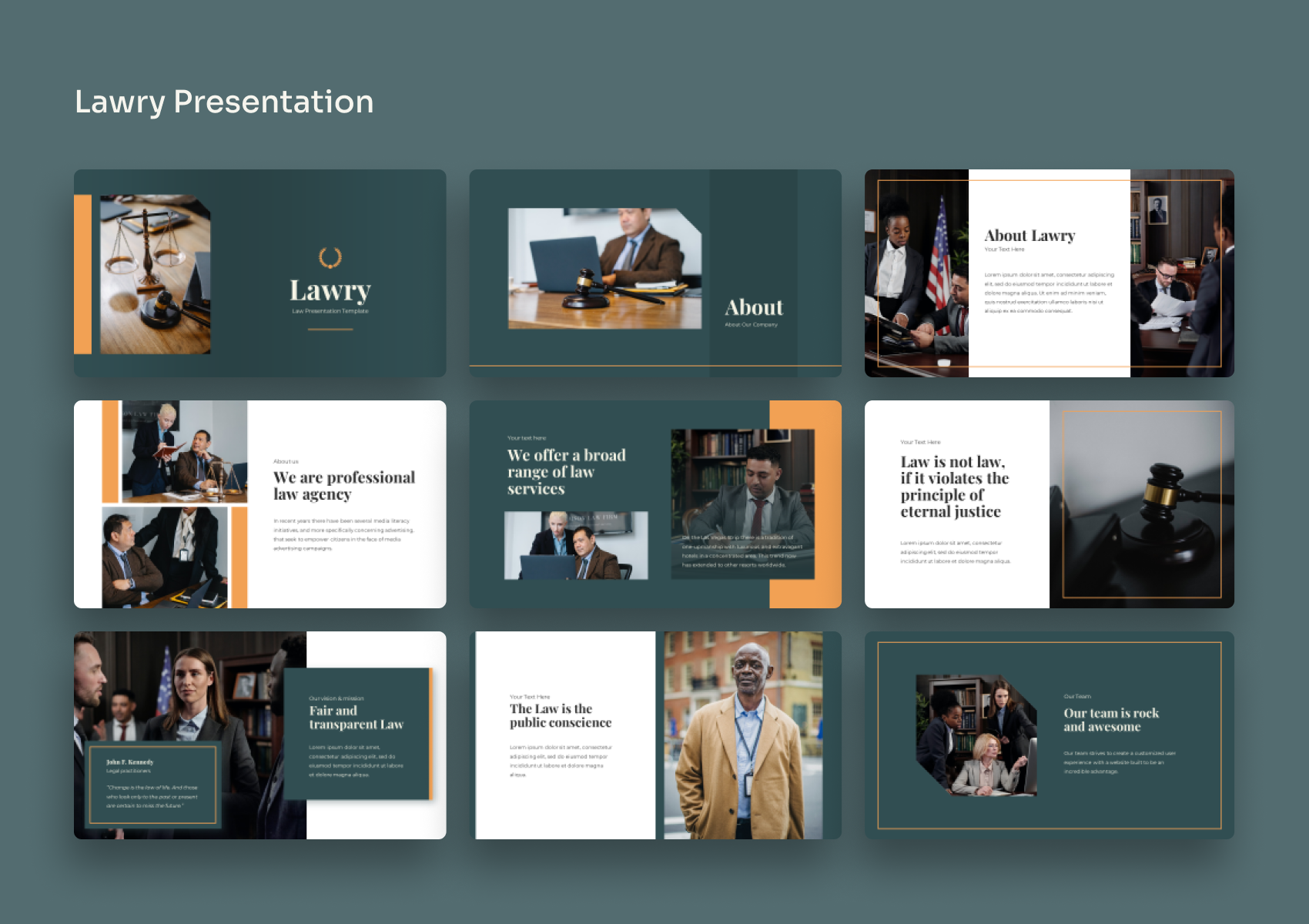 Lawry - Law Keynote Presentation, Presentation Templates | GraphicRiver