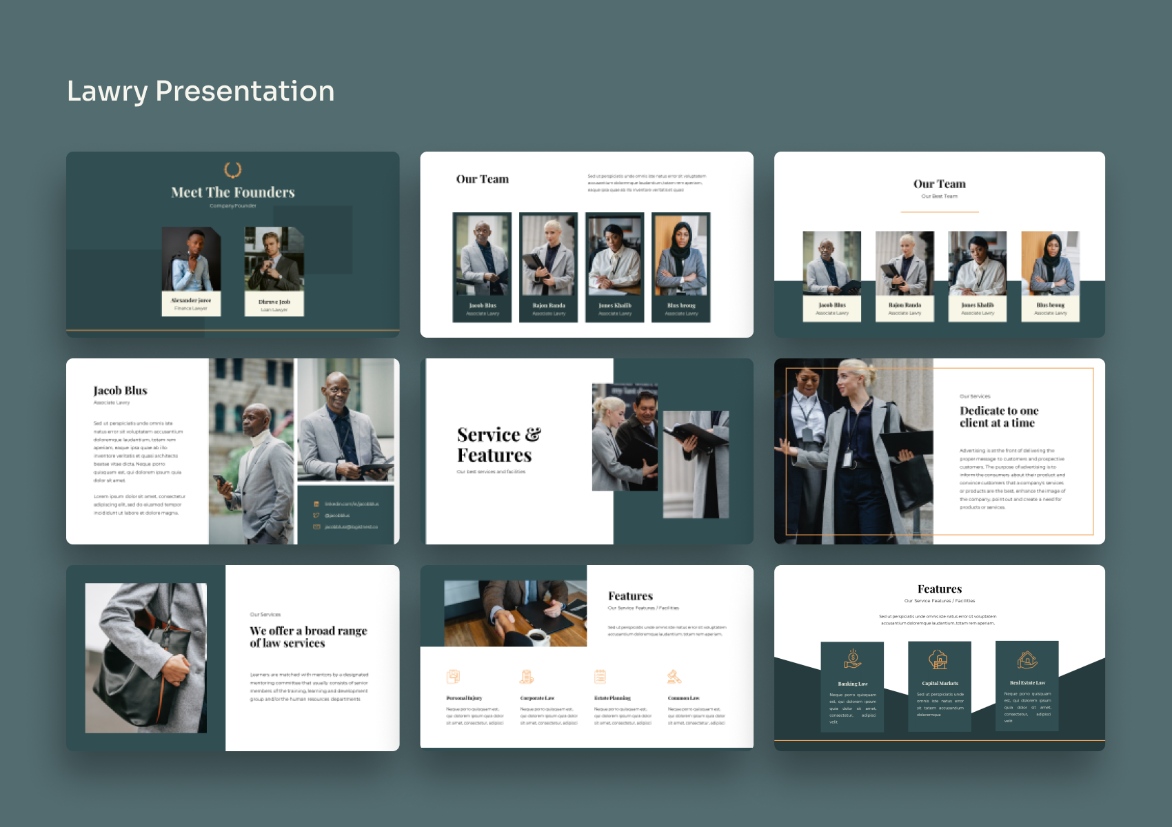 Lawry - Law Keynote Presentation, Presentation Templates | GraphicRiver