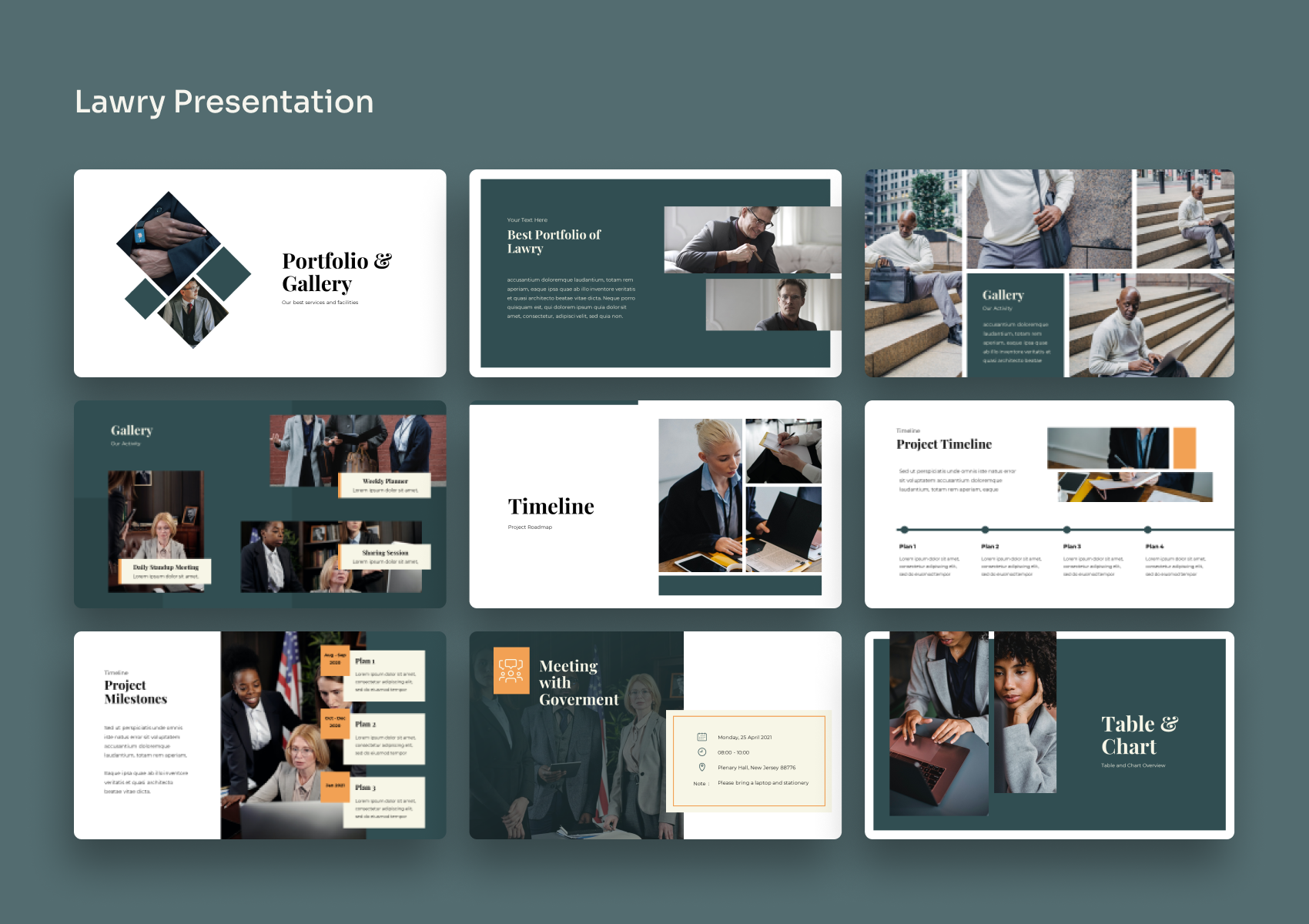 Lawry - Law Keynote Presentation, Presentation Templates | GraphicRiver
