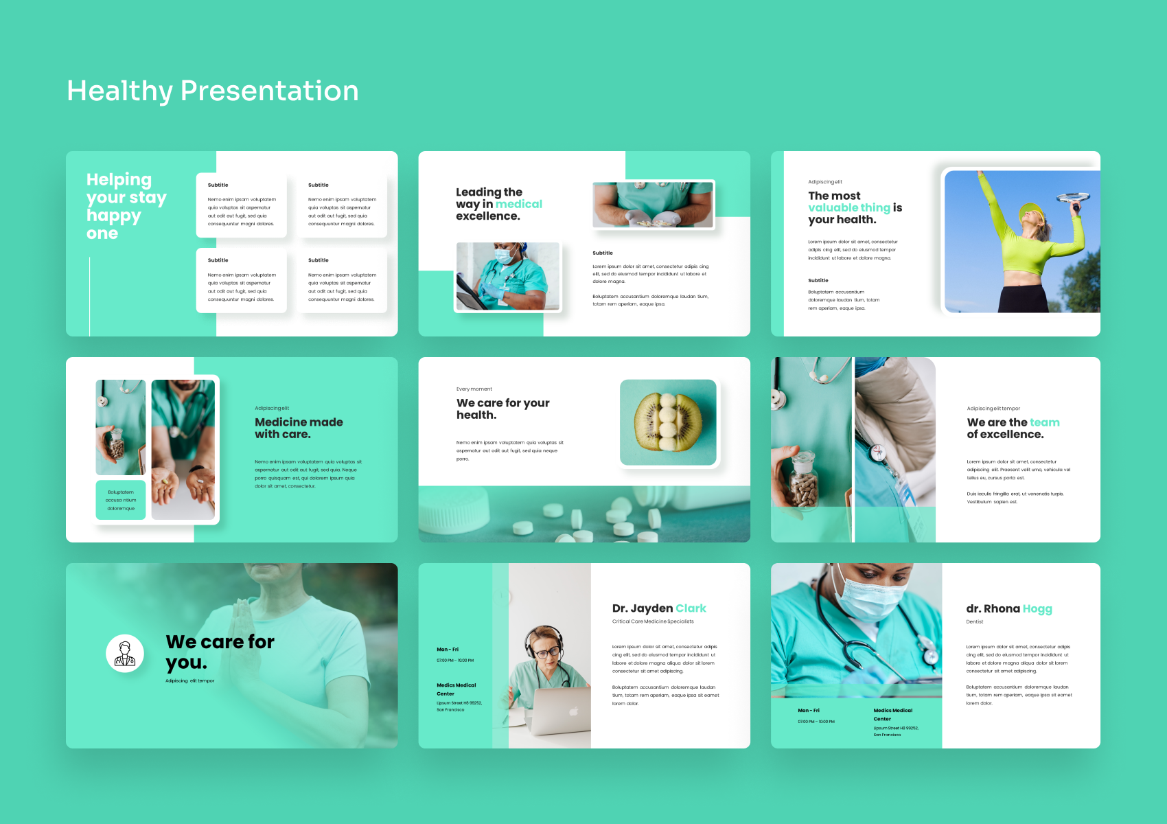 Healthy - Medical PowerPoint Presentation, Presentation Templates ...