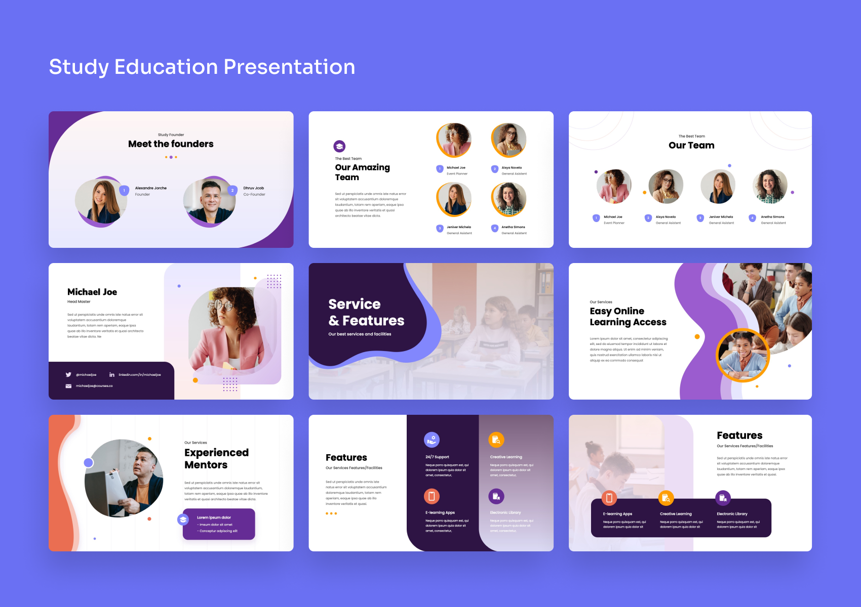 Study - Education PowerPoint Presentation, Presentation Templates ...