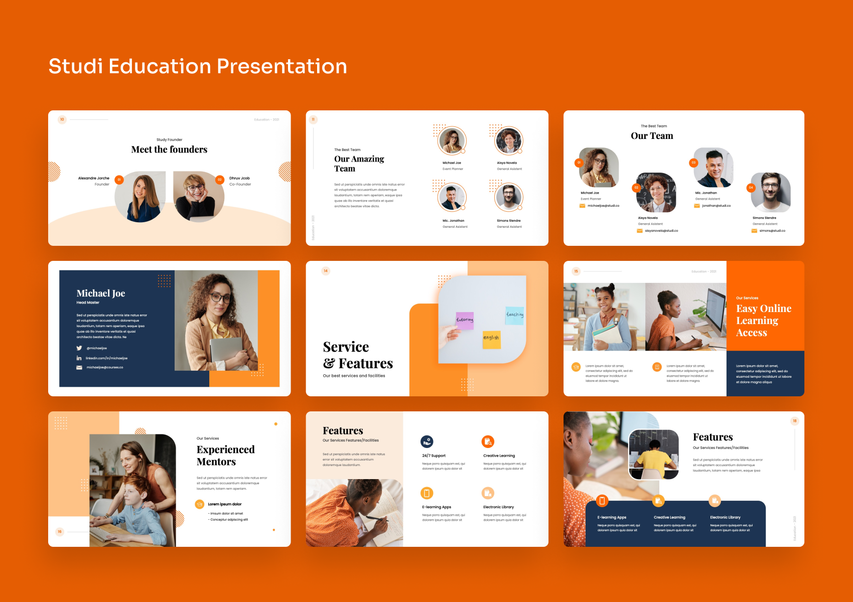 Studi - Education PowerPoint Presentation, Presentation Templates ...