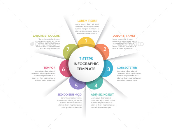 Circle Infographics - Seven Elements
