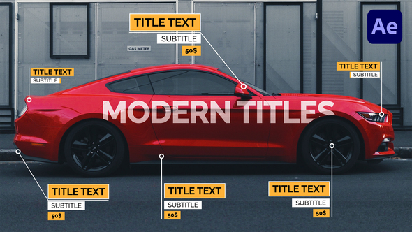 Modern Titles Package - VideoHive 32066272