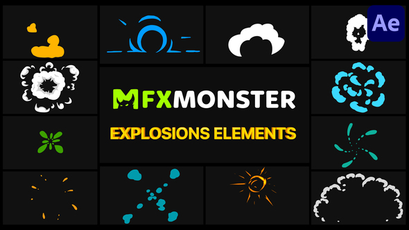 Explosion Elements - VideoHive 32067642
