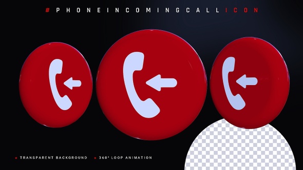 Phone incoming call icon