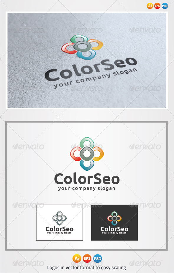 Color Seo Logo - Symbols Logo Templates
