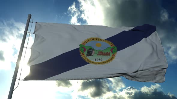 Flag of Temecula City of California United States of America alt
