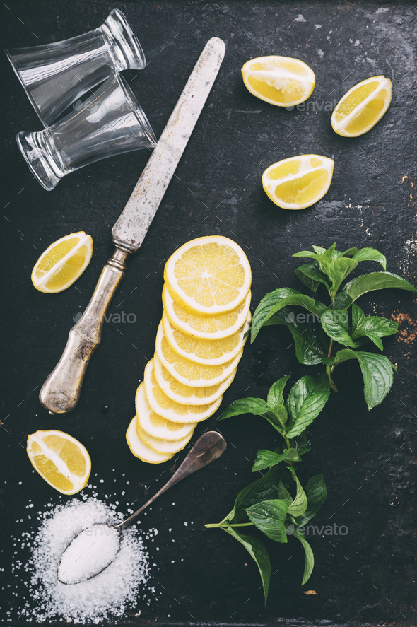Cocktail ingredients - Stock Photo - Images