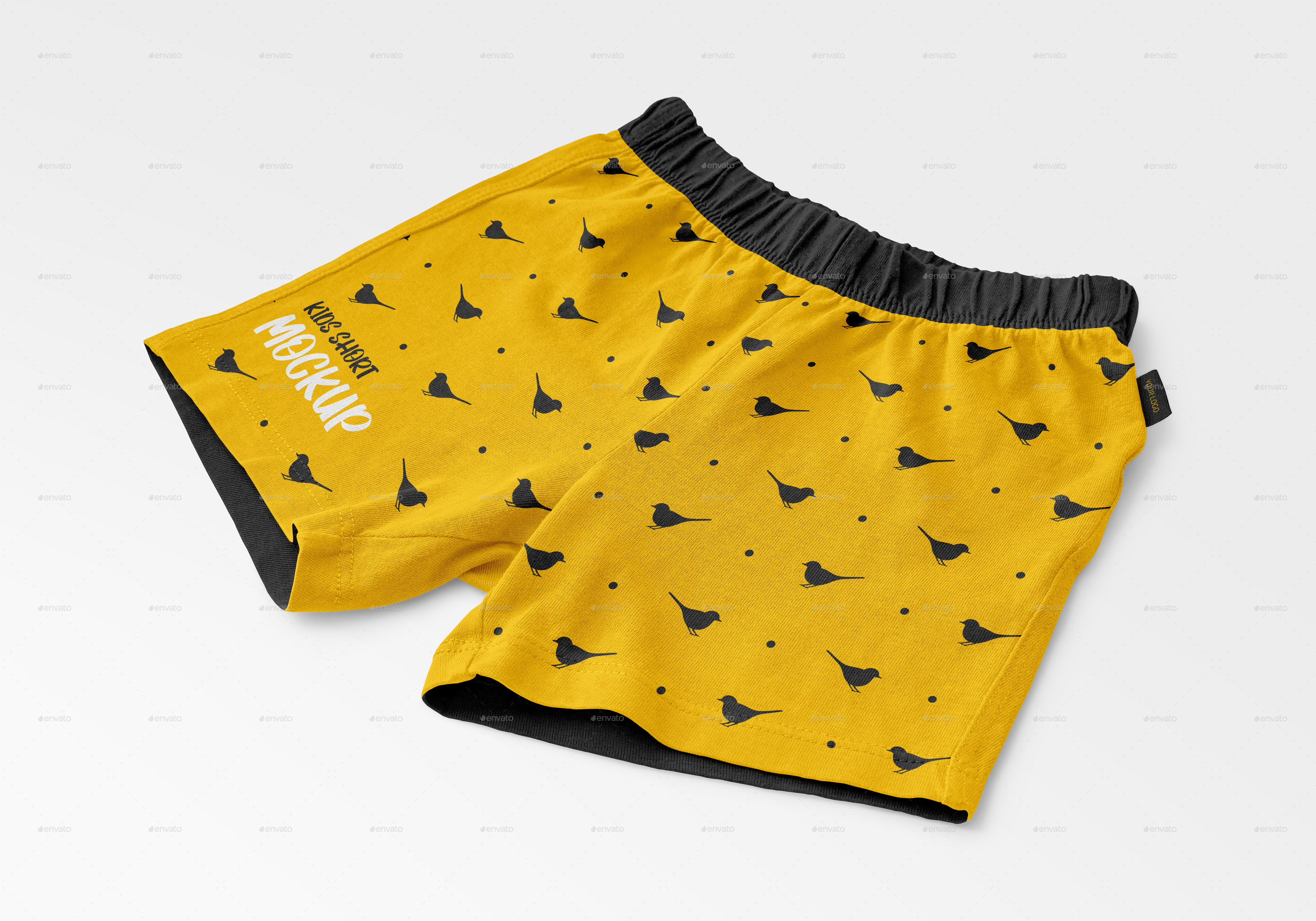 Download Kids Cotton Shorts Mockup Set By Country4k Graphicriver